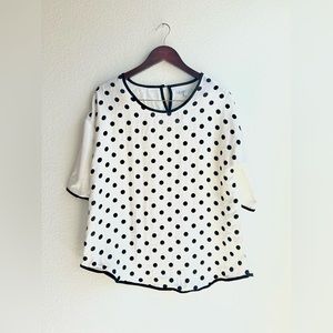Charming Polka Dot Blouse